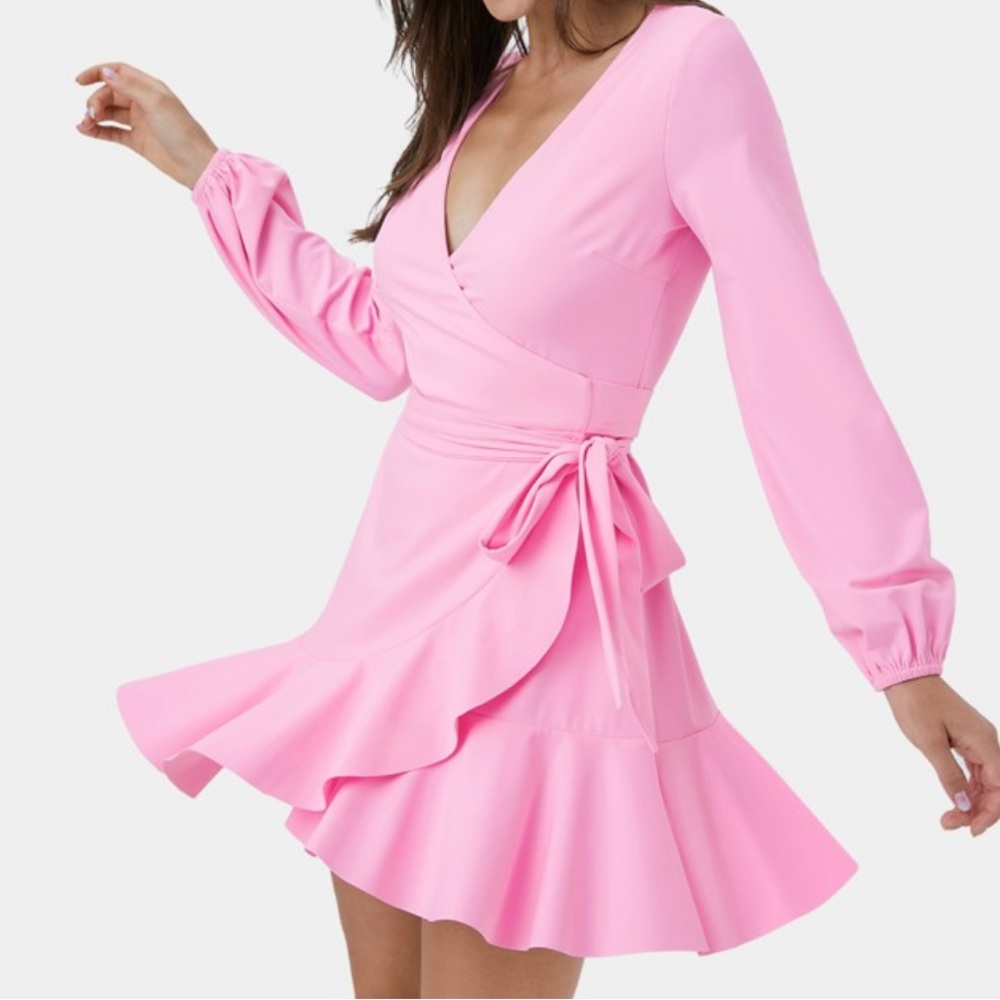 HALARA - Cloudful Air Deep V Neck, Wrap Cool Touch Dress